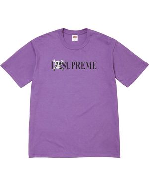 Supreme Skull T-Shirt Su26452" - Purple