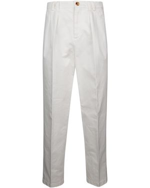 Brunello Cucinelli Pleated Tailored Trousers Brun750" - Black