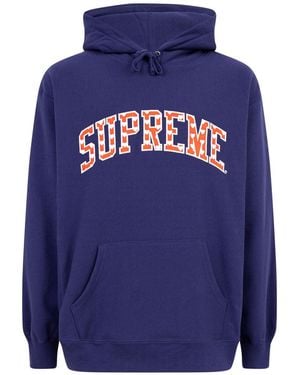 Supreme Hearts Arc Hoodie "Ss21" Su10669" - Blue
