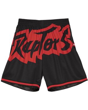 Mitchell & Ness Blown Out Fashion Shorts "Nba Toronto Raptors" Shorbw19147 Trablck" - Black