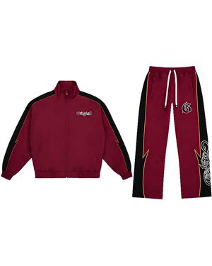GODSPEED NEW YORK Gt Tracksuit Wine" Gs189" - Red
