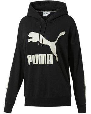 PUMA Revolt Hooded Sweatshirt "Cotton" 578339 01" - Black