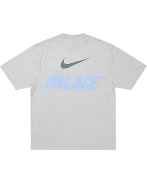 Palace Nike Font Swoosh T-Shirt Marl" P0135" - Black