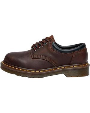 Dr. Martens 8053 Crazy Horse Leather Shoes "Dark" 11849201" - Black