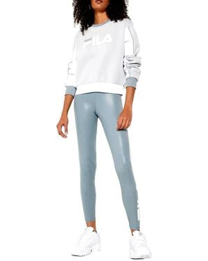 Fila Skyler High Waist Leggings "Lead" Lw015976 119" - Black