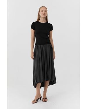 St. Agni Balloon Skirt - Black