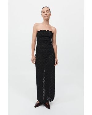 St. Agni Doily Column Dress - Black