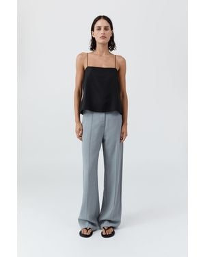 St. Agni 90S Silk Twill Cami - Blue