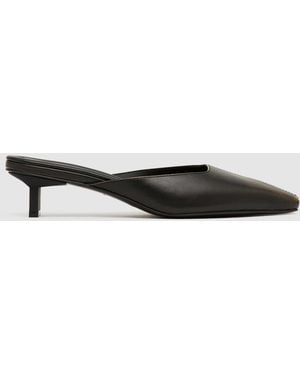St. Agni Brushed Miro Heel - White