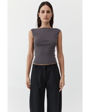 St. Agni Organic Cotton Ballerina Top - Blue