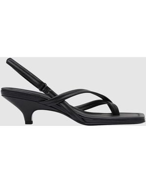 St. Agni Cross Detail Heel - White