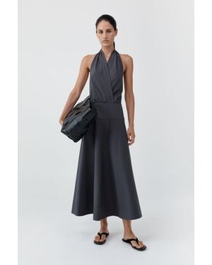 St. Agni Halter Circle Hem Dress - Multicolor
