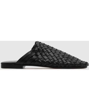 St. Agni Bunto Woven Loafer - Black