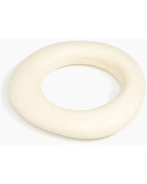St. Agni Medium Drift Bangle By Dinosaur Designs - White