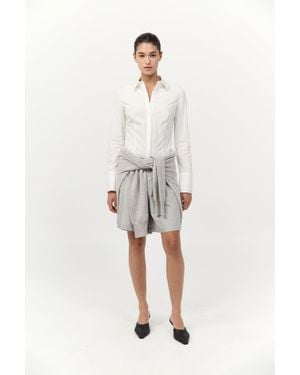 St. Agni Classic Shirt Bodysuit - Multicolor