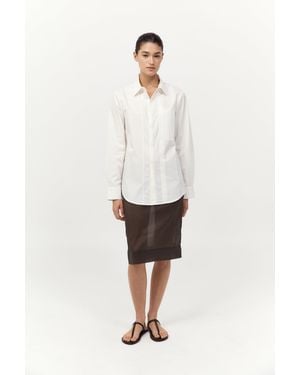 St. Agni Tie Back Shirt - White