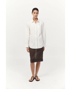 St. Agni Tie Back Shirt - White