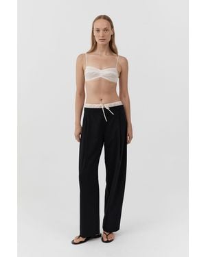 St. Agni Silk Organza Bralette - Multicolor
