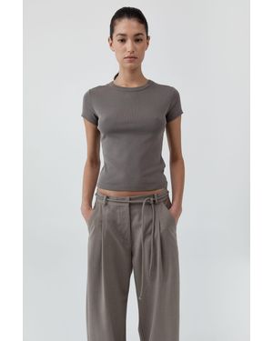 St. Agni Organic Cotton Baby Tee - Gray