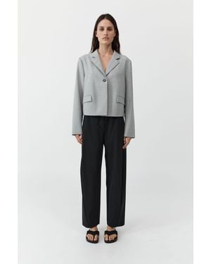 St. Agni Cocoon Blazer - Gray