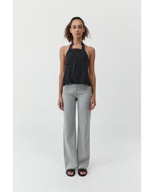 St. Agni Apron Top - Black