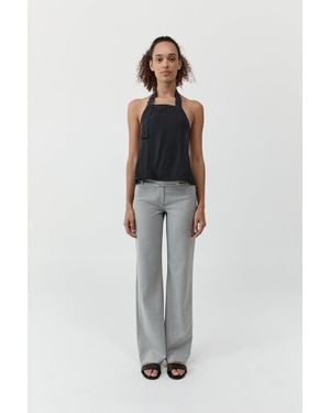 St. Agni Apron Top - Black