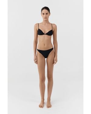 St. Agni Almond Bikini Top - Natural