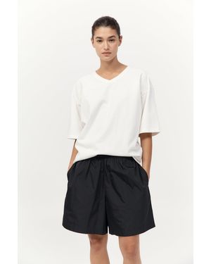 St. Agni Organic Cotton Match Tee - White