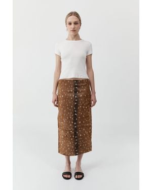 St. Agni Fawn Pencil Skirt - White