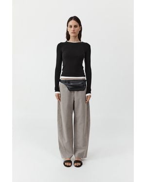 St. Agni Fine Band Balloon Trousers - Multicolour