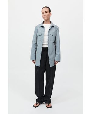 St. Agni Utility Shirt Jacket - Blue