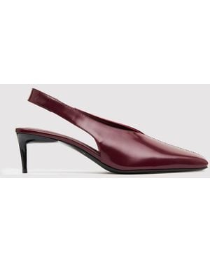 St. Agni Square Toe Sling Back Heel - Pink