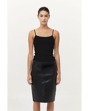 St. Agni Baby Wool Cami - Black