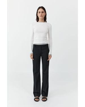 St. Agni Fine Band 90S Trousers - White