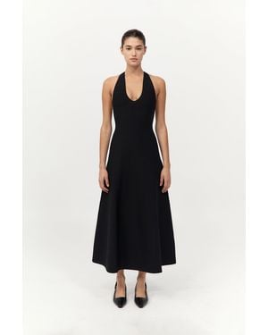 St. Agni Sculpted Knit Dress - White