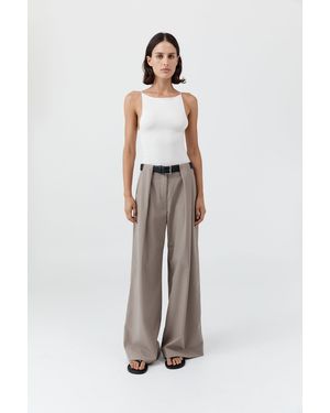 St. Agni Square Neck Top - White