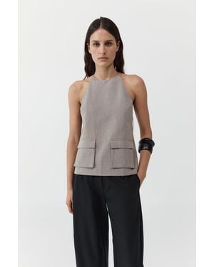 St. Agni Utility Backless Top - Multicolour