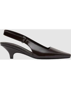 St. Agni Utility Sling Back Heel - White