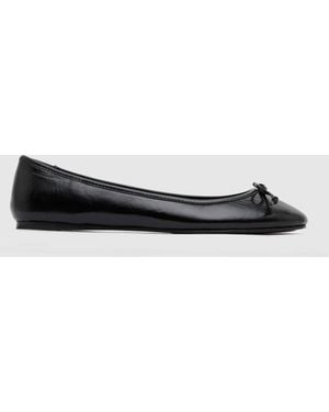 St. Agni Bow Ballet Flat - White