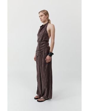 St. Agni Jacquard Relaxed Trousers - Multicolour