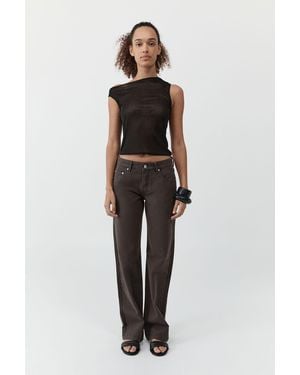St. Agni Canvas 90S Low Rise Jeans - Multicolor