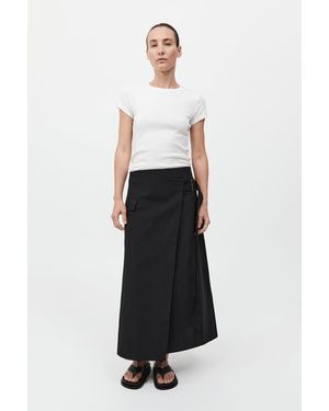 St. Agni Utility Wrap Skirt - White