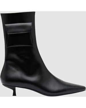 St. Agni Petit Pouch Boot - Black