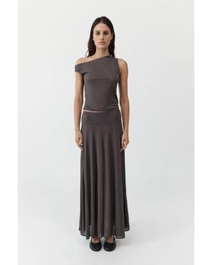 St. Agni Fluid Jersey Skirt - Multicolour