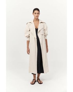St. Agni Relaxed Trench - Natural