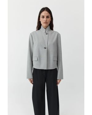 St. Agni Cocoon Blazer - Grey