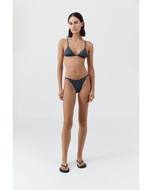 St. Agni Triangle Bikini Top - White