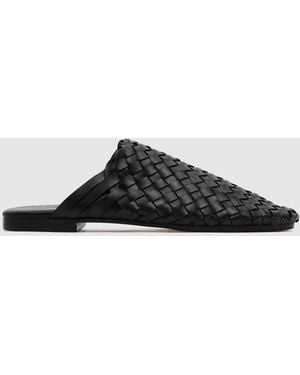 St. Agni Bunto Woven Loafer - Black