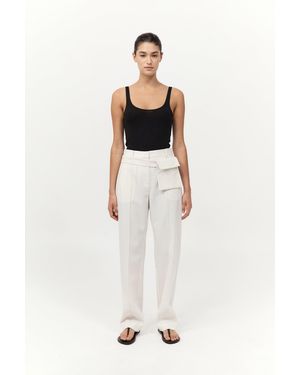 St. Agni Utility Pocket Pants - White