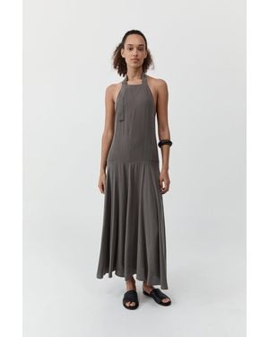 St. Agni Apron Dress - White
